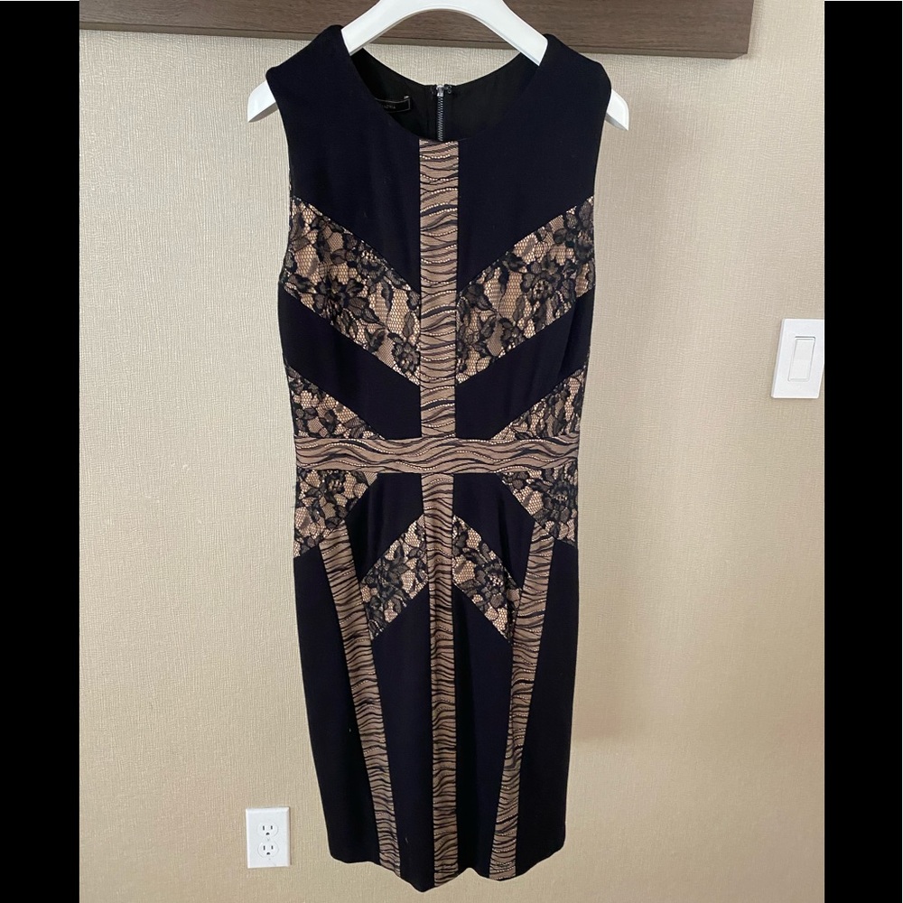 BCBG Maxazria Black Cocktail Dress Size S